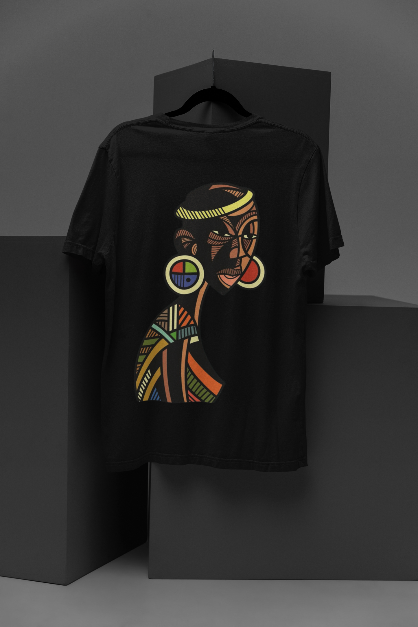 "AFRICAN JAZZ" PRINT TSHIRT-MALE