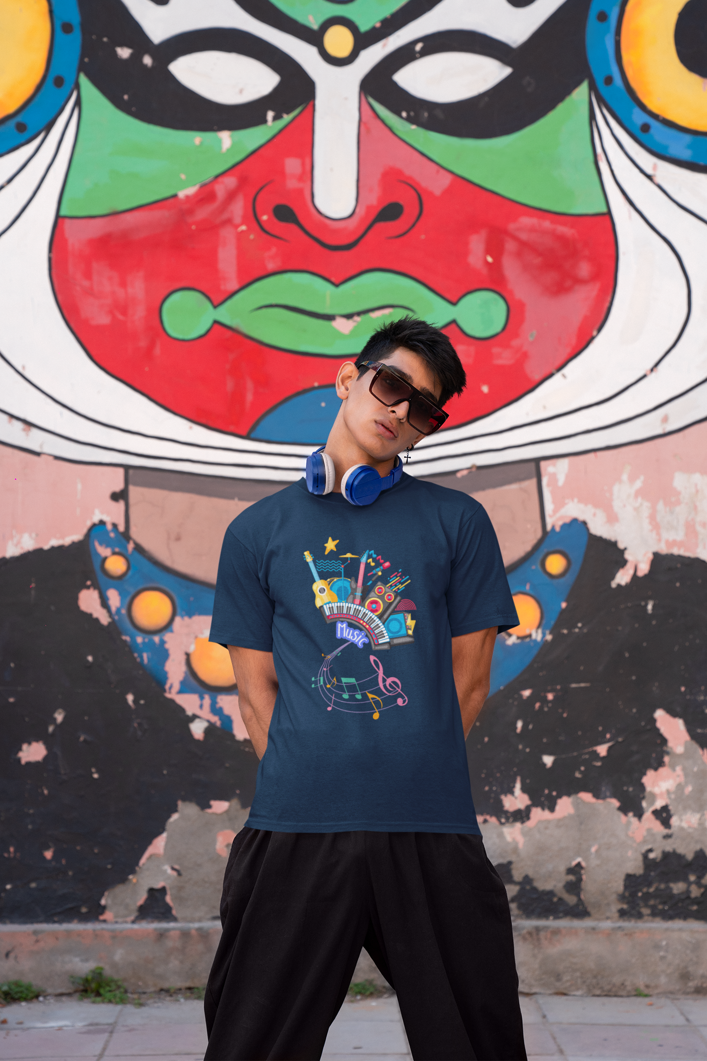 "Music 1" PRINT TSHIRT-MALE