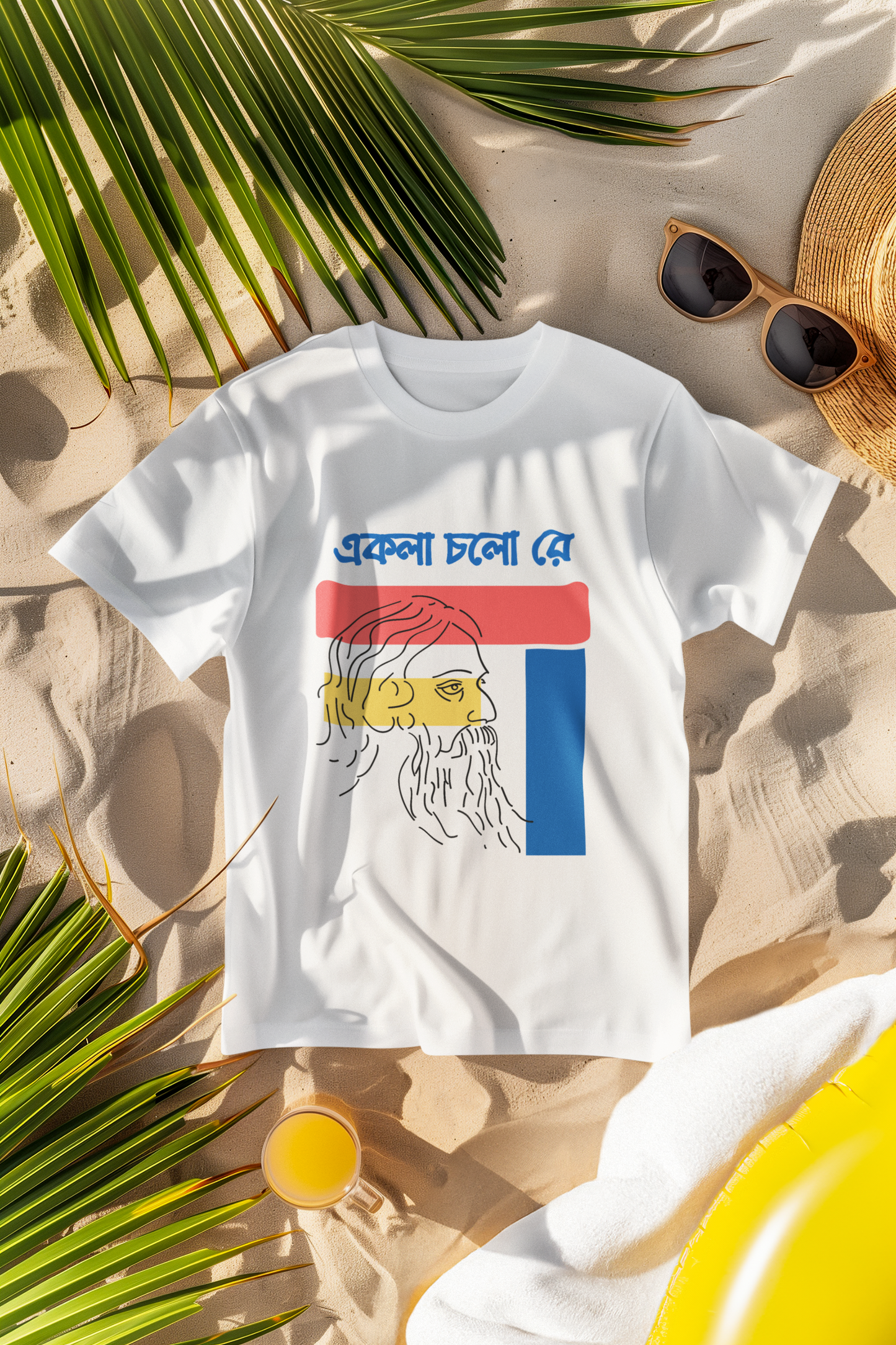 "EKLA CHALO RE" PRINT TSHIRT-MALE