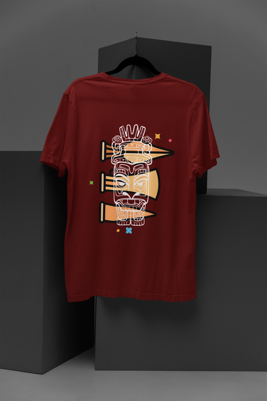 "ANCIENT MIX" PRINT TSHIRT-MALE