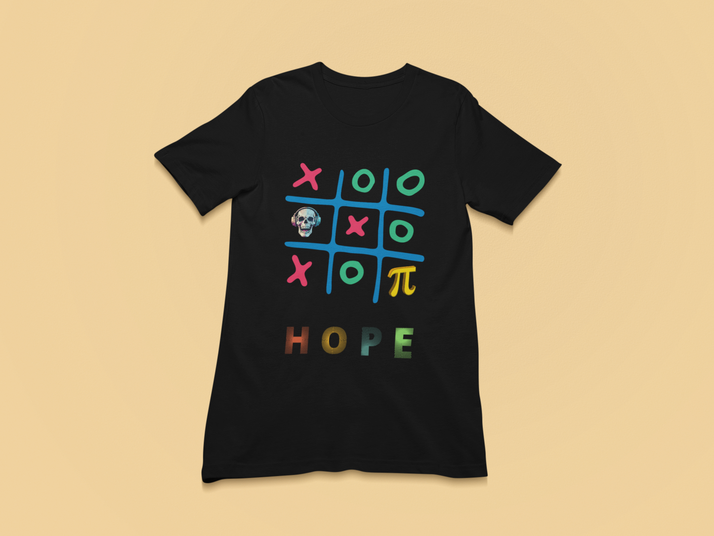 "TIC TAC TOE" PRINT TSHIRT-MALE