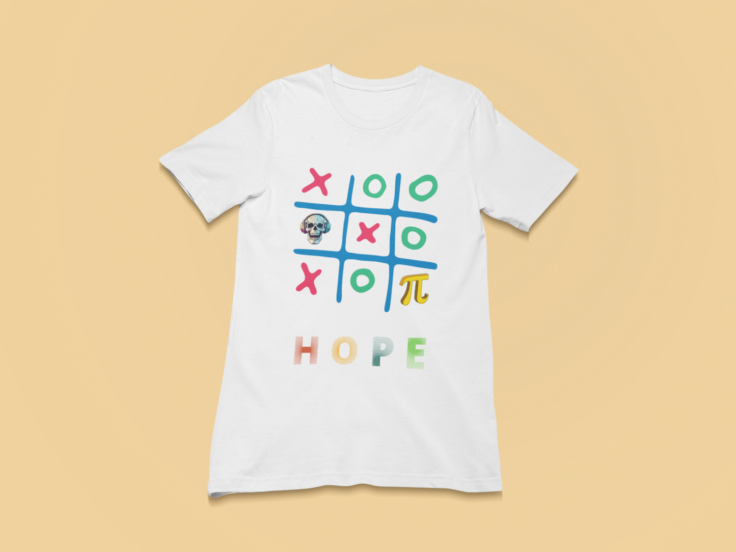 "TIC TAC TOE" PRINT TSHIRT-MALE