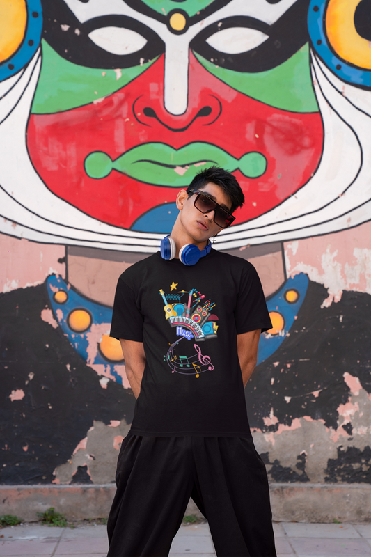 "Music 1" PRINT TSHIRT-MALE